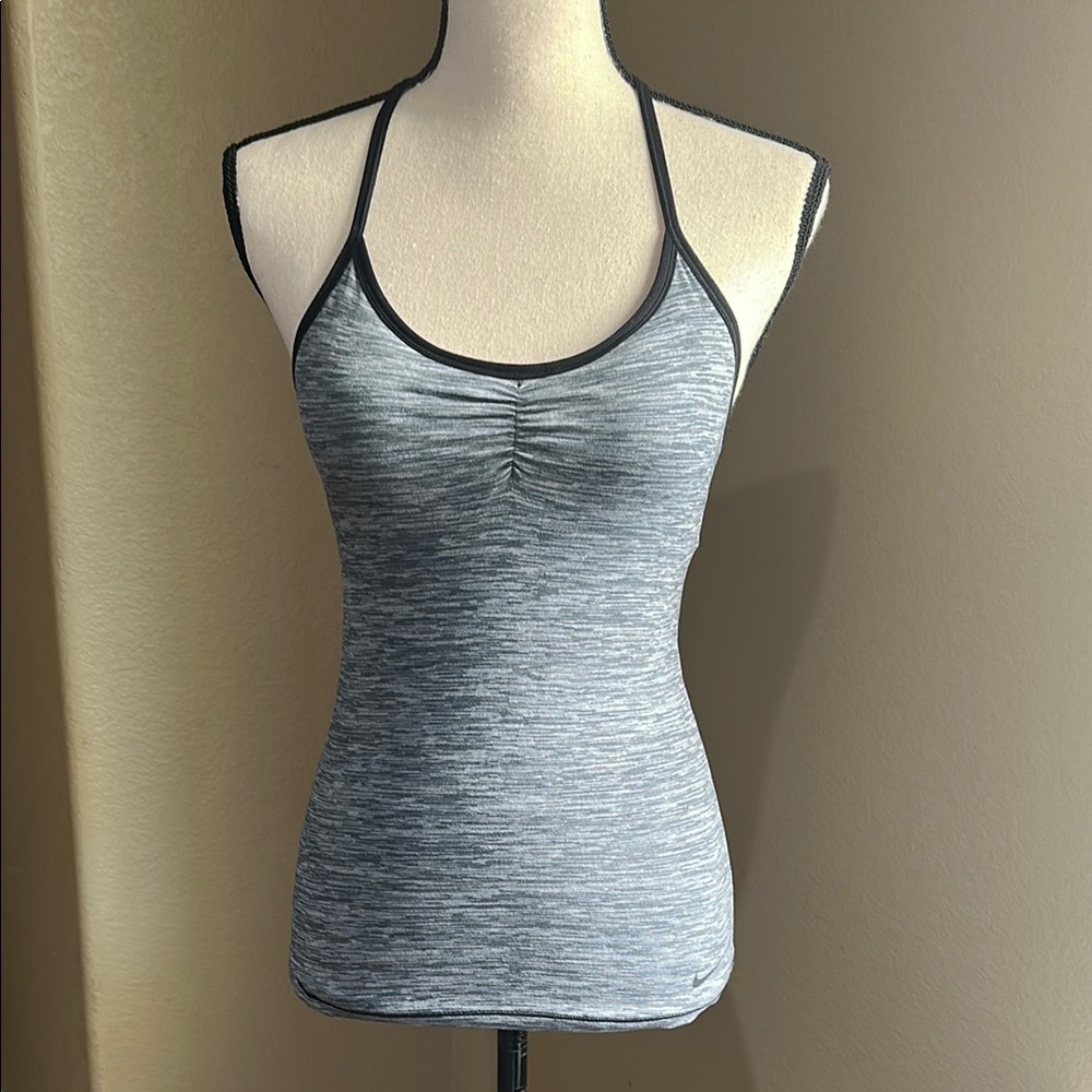 Nike Gray Camisole Top with Sleek Design